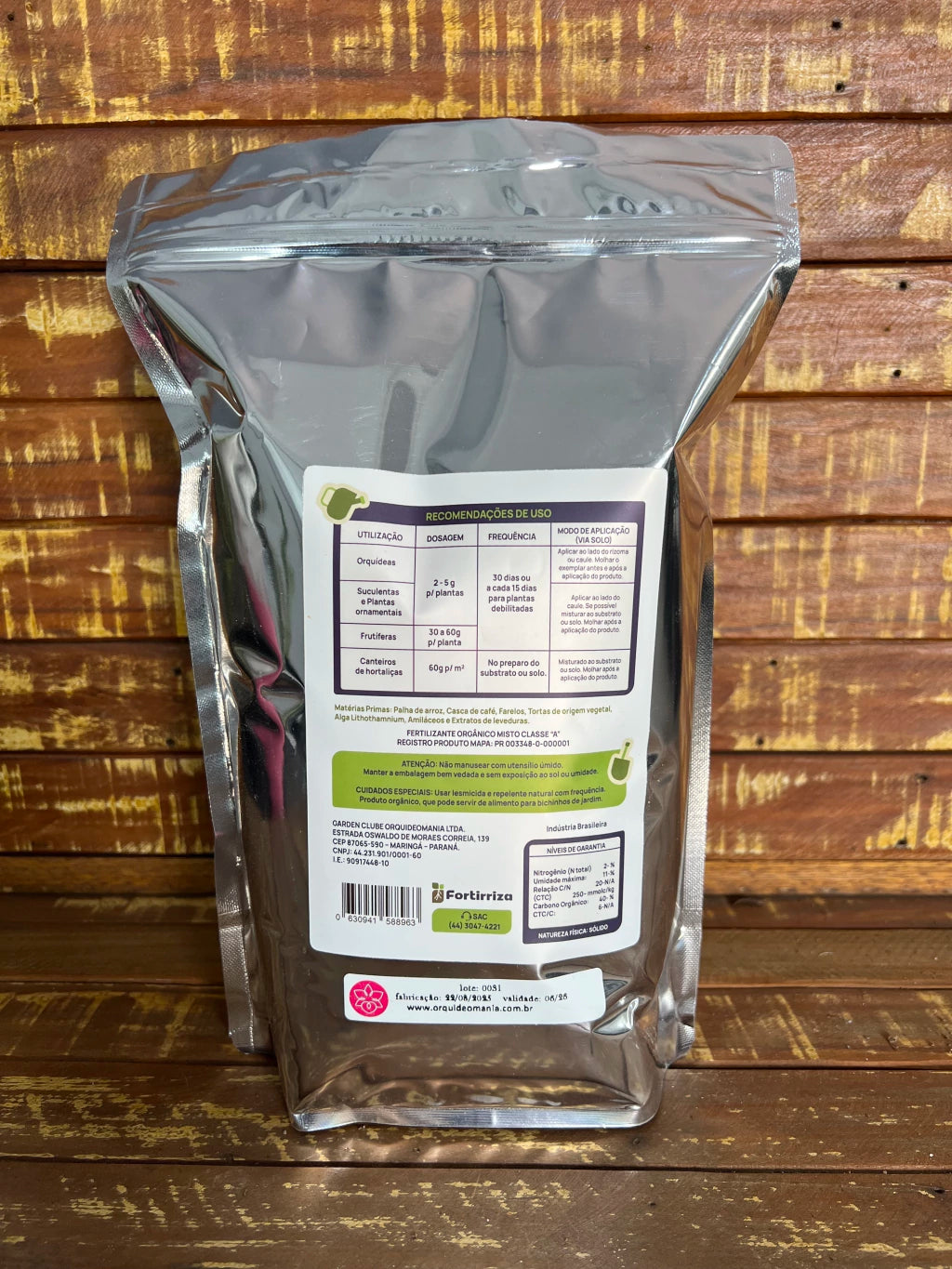 Adubo Fortirriza Tradicional (500g) + 200g Grátis – Nutrição poderosa para raízes fortes e floração exuberante!