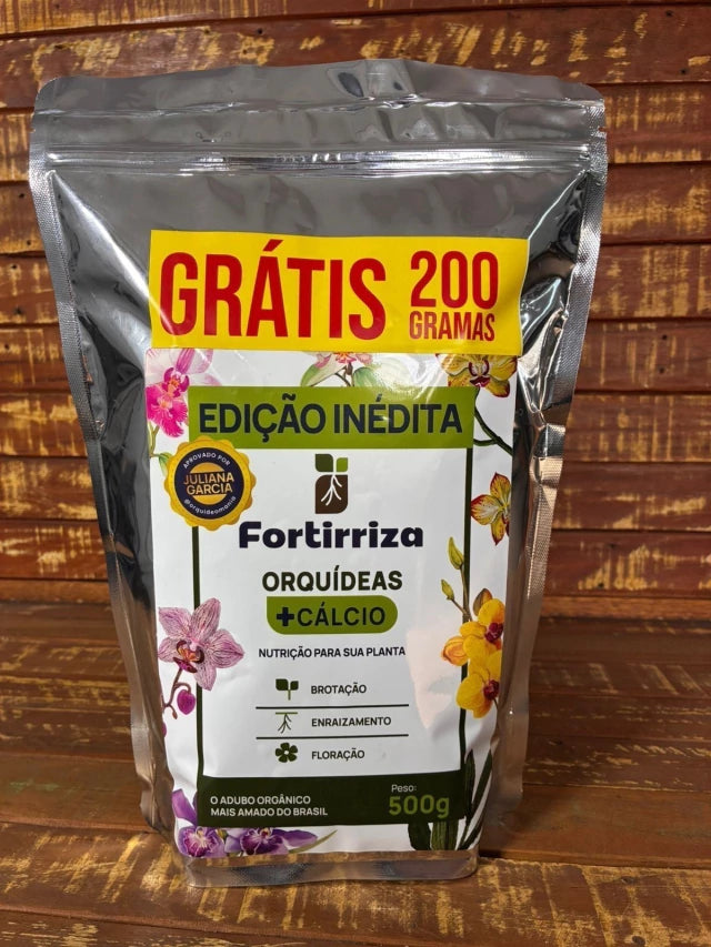 Adubo Fortirriza + CÁLCIO pacote 500 gr - ganha 200 gr de presente!